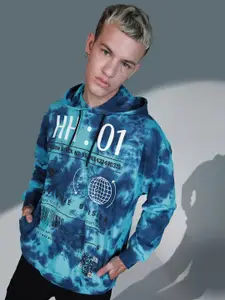 Hubberholme Typography Printed Hooded Long Sleeves Sweatshirt