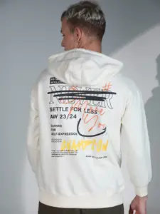 Hubberholme Typography Printed Hooded Sweatshirt