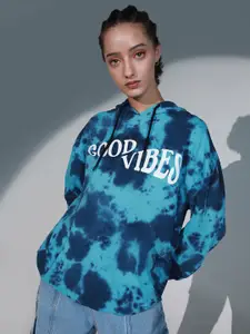 Hubberholme Typography Printed Hooded Long Sleeves Sweatshirt