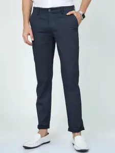 Classic Polo Men Cotton Classic Plain Flat-Front Slim Fit Trousers