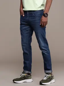 WROGN Men Slim Fit Light Fade Stretchable Jeans