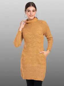 Moda Elementi Self Design Woollen Pullover Sweater