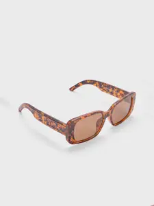 20Dresses Women Printed Full Rim Rectangular Sunglasses-SG010994
