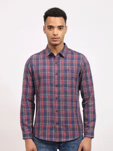 Lee Checked Slim Fit Classic Cotton Casual Shirt