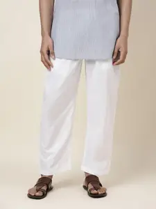 Fabindia Men Mid-Rise Cotton Pyjamas