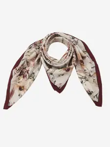 Beau Design Floral Printed Scarf