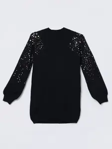 Fame Forever by Lifestyle Girls Self Design Embellished Acrylic Pullover