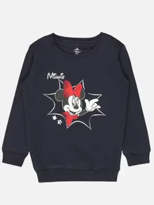 Bodycare Kids Girls Minnie Mouse Printed Fleece Pullover