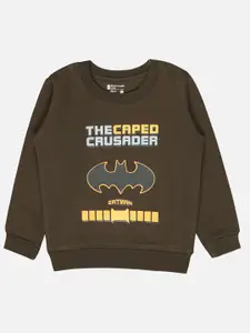 Bodycare Kids Boys Typography Printed Fleece Sweatshirt