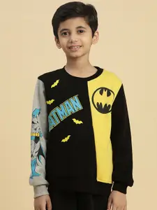Kids Ville Boys Batman Printed Pullover Sweatshirt