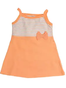 BAESD Girls Striped A-Line Cotton Dress