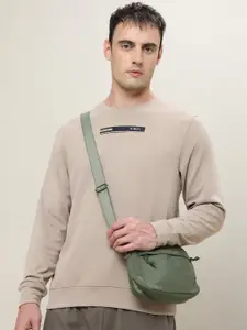 Technosport Typography Printed Antimicrobial Long Sleeves Pullover