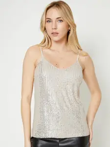 DOROTHY PERKINS Sequined Strappy Top