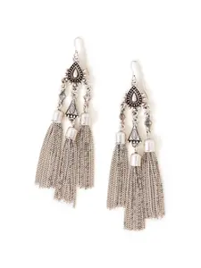 Accessorize Mini Tassel Long Drop Earrings