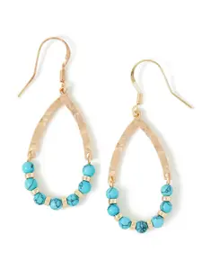 Accessorize Beaded Teardrop Shaped Drop Earrings