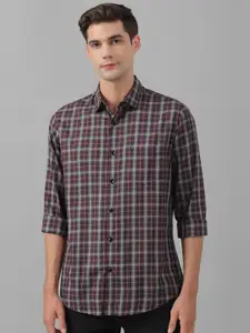 Allen Solly Checked Cotton Slim Fit Casual Shirt