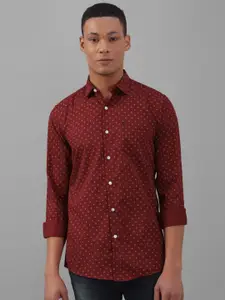 Allen Solly Slim Fit Printed Pure Cotton Casual Shirt