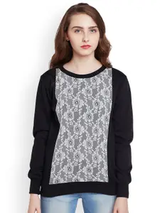 BAESD Self Design Round Neck Sweatshirt