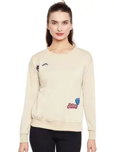 BAESD Embroidered Detail Fleece Pullover