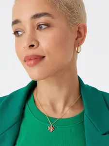 Accessorize Statement Heart Pendant Necklace