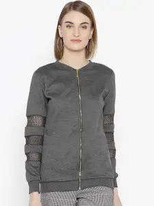BAESD Fleece Front-Open Sweatshirt
