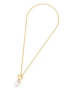 Accessorize Brass Gold-Plated Minimal Necklace