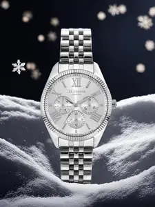 Lee Cooper Women Textured Dial & Stainless Steel Straps Analogue Multi WatchLC07811.330