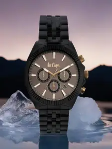 Lee Cooper Men Stainless Steel Bracelet Style Analogue Chronograph Watch LC07838.640