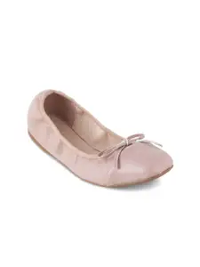 Tresmode Square Toe Ballerinas With Bows