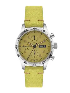 Mathey-Tissot Swiss Made Chronograph Automatic Green Dial Men's Watch - H1821CHTLV