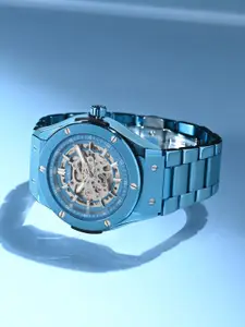 French Connection Men & Stainless Steel Analogue Automatic Motion Powered Watch FCA04-1