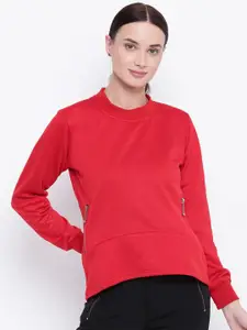 BAESD Round Neck Fleece Pullover Sweatshirt