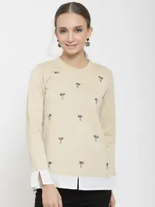 BAESD Embellished Fleece Pullover