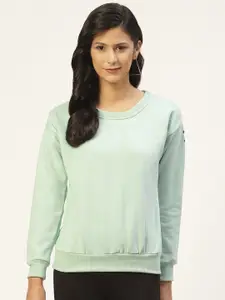 BAESD Typography Printed Long Sleeves Pullover Sweatshirt