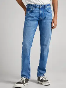 Pepe Jeans Men Straight Fit Light Fade Stretchable Jeans