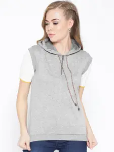 BAESD Hooded Sleeveless Fleece Sweatshirt