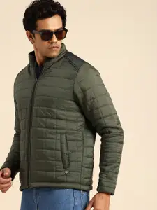 Being Human Mock Collar Quilted Jacket