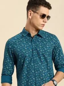 Being Human Pure Cotton Floral Printed Casual Shirt