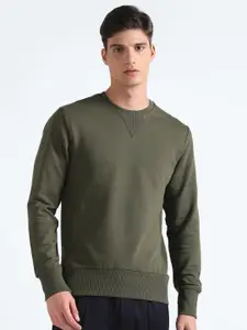 Flying Machine Round Neck Pure Cotton Pullover Sweatshirt