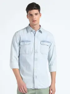 Flying Machine Slim Fit Slim Fit Cotton Casual Shirt