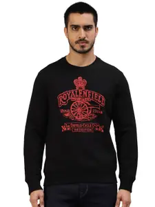 Royal Enfield Printed Cotton Pullover