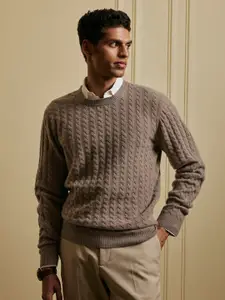 Andamen Men Full Sleeve Knit Woollen Pullover