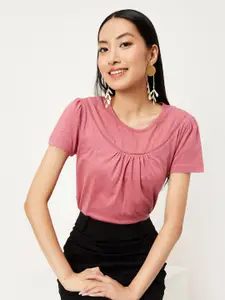 max Round Neck Pure Cotton T-shirt