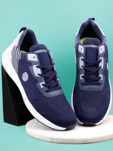 bacca bucci Project Plus Men Blue Mesh Lightweight Running Shoes