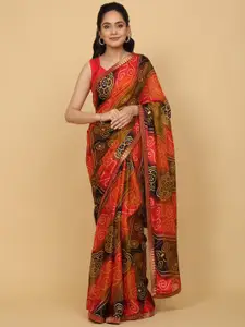 Anuradha Sarees Bandhani Printed Saree