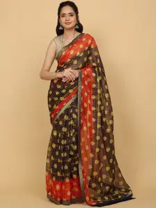 Anuradha Sarees Ethnic Motifs Woven Design Zari Saree