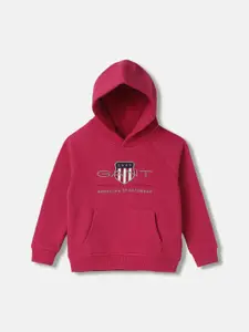 GANT Boys Embroidered Hooded Pullover Sweatshirt