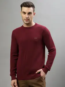 GANT Round Neck Pure Cotton Pullover Sweater