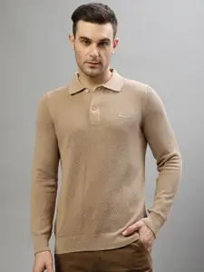 GANT Shirt Collar Pure Cotton Pullover Sweater