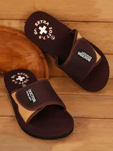 DOCTOR EXTRA SOFT Men Colourblocked Orthopedic Non Slip Sliders